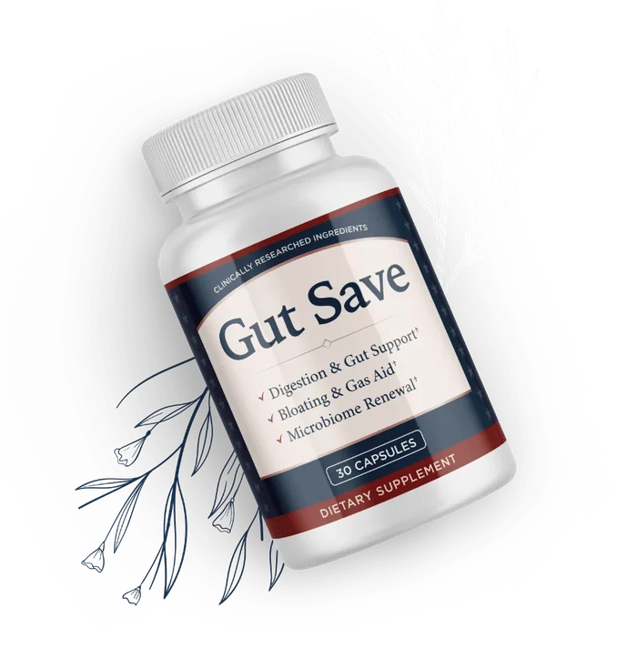Gut Save digestive support capsules bottle
